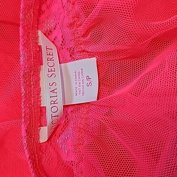 VICTORIA'S Secret Mesh Babydoll with lace top. - Picture 5 of 8